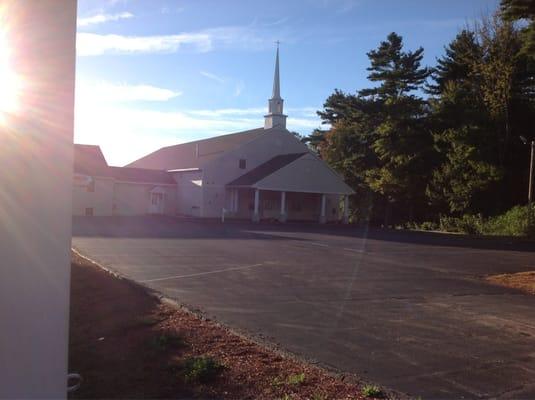 This is the main building and entrance.