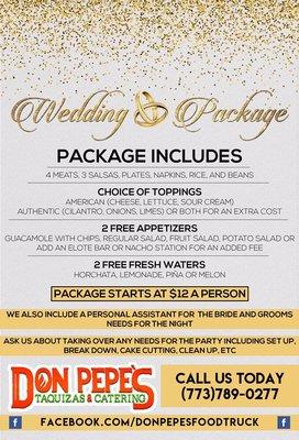 Wedding package for