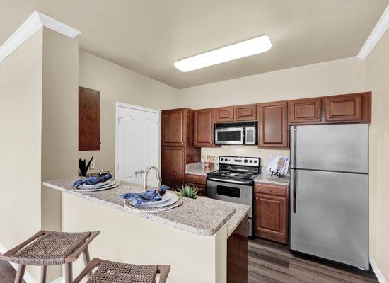 Kitchen at Villas of Vista Del Norte Apartments