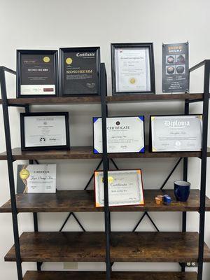 Certifications