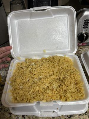 Chicken fried rice No Veg