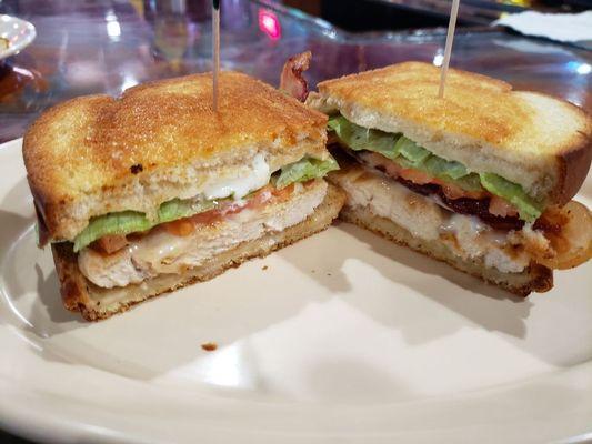 Chicken bacon Ranch sandwich