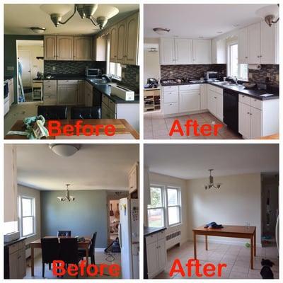 Before & After - Kitchen Makeover.