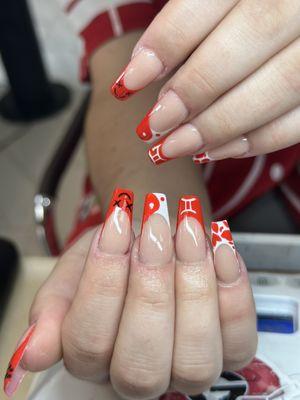 Nails design at Angels nails