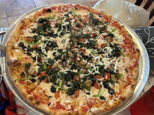 Vegetarian pizza