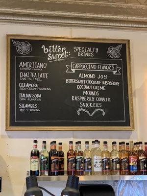 Coffee Drink menu