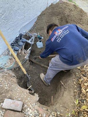 Main Sewer Line Repair.