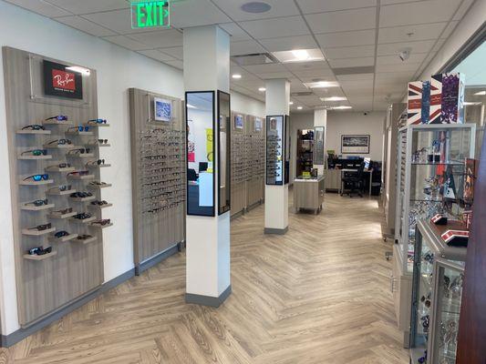 Our expanded optical now holds over 30 premium brands in stock