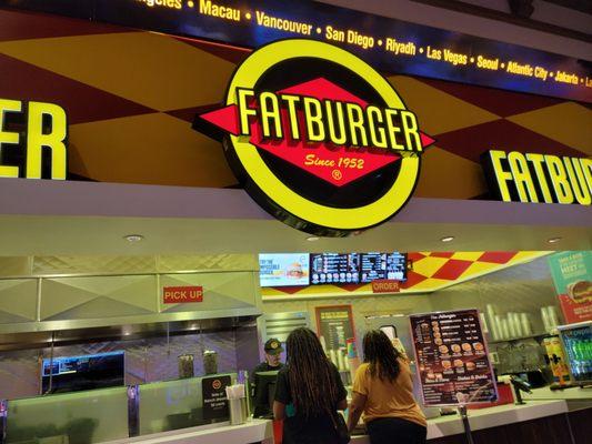 Fatburger sign and logo