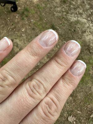 Nails 24rs post gel manicure