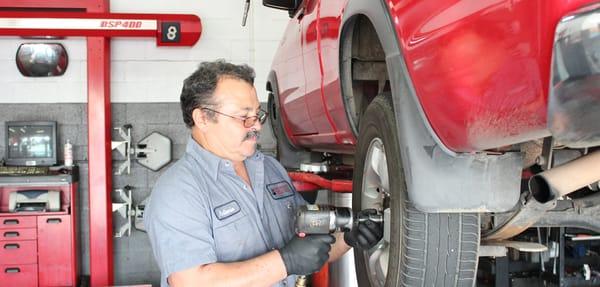 Our ASE Certified techs have the knowhow to solve your vehicles issues. We perform oil changes, brake services, and other routine services.