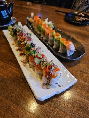 The Takumi Roll and Orange Blossom Roll