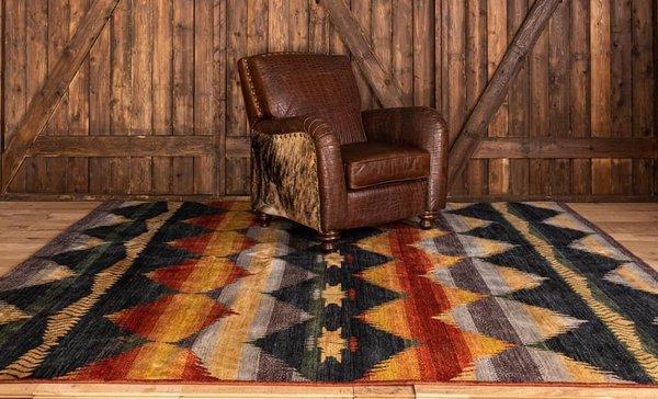 Leather Furnishings and thematic Rugs