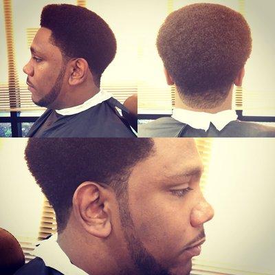 Phily fade with the chin strap $35 New Style ($30 maintenance cut)