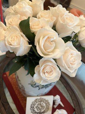 Gorgeous white roses