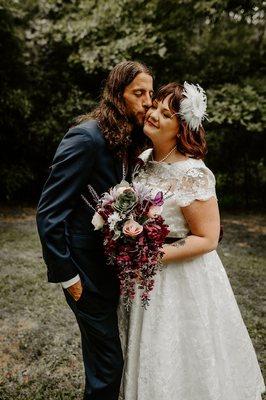 My hair and makeup was perfect for my wedding!