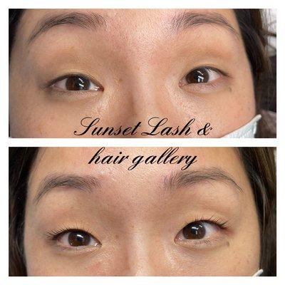 Keratin lash lift