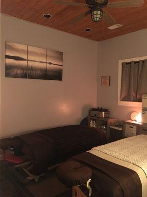 The massage room