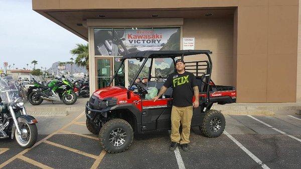 T.J. grabbed one of our last 2017 Kawasaki Mule Pro-FXT EPS LE models. He was headed out to play in the dirt and climb some m...