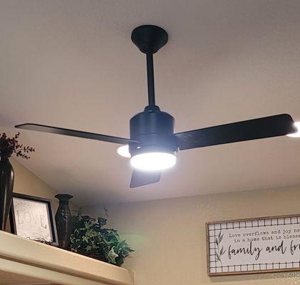 New Fan with a Light for My Kitchen.