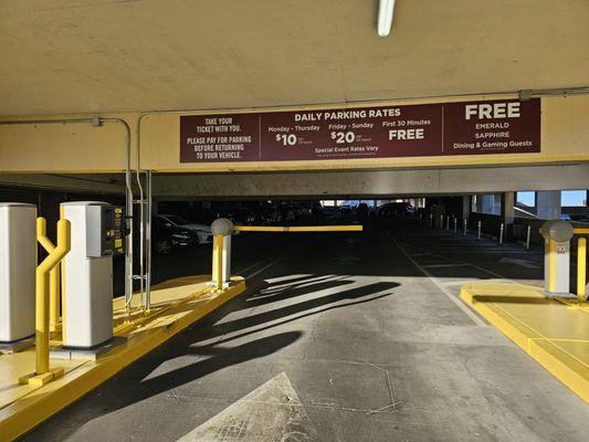 Main Street Casino Parking Station