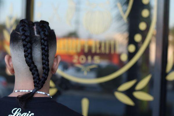 Undercut+Cornrows