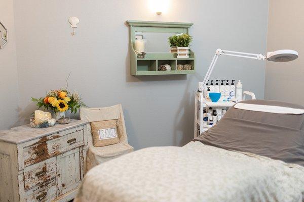 One of 4 Skincare Treatment Rooms