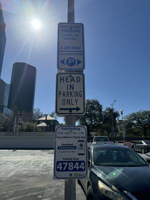 You can park here for events at Hobby Center, but read the signs! It's cheaper than parking at Hobby or Theater District Garages.