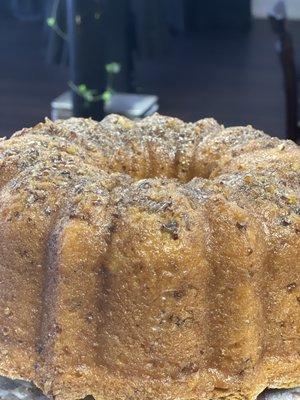 Rum pound cake