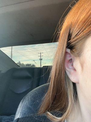 Daith piercing