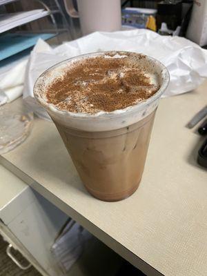 Iced Tiramisu latte