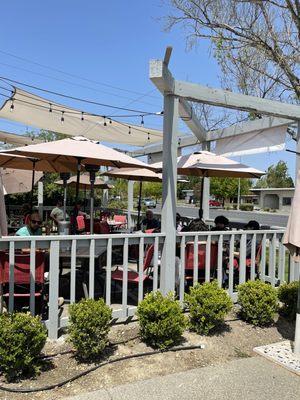 Nice sunny outdoor patio