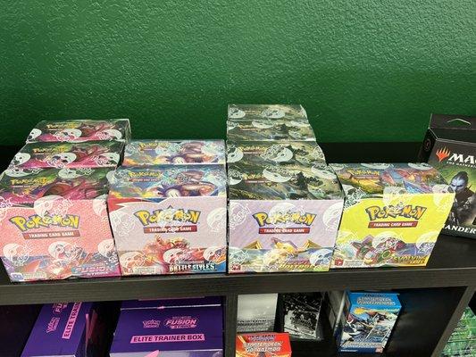 Pokémon booster boxes