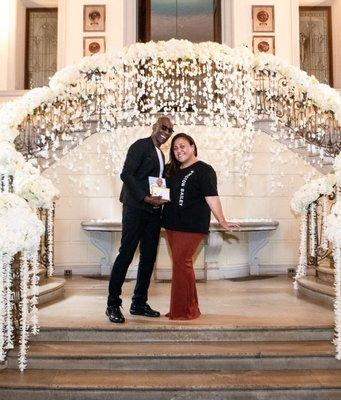 Petielini Events collaborated with the world-renowned designer Preston Bailey to deliver this absolutely amazing wedding, Oheka Castle, NYC.