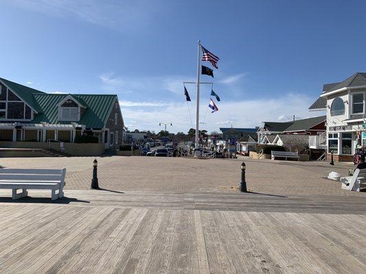 Downtown Main Central Entrance to boardwalk and beach