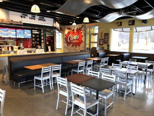 Counter and Dining Area