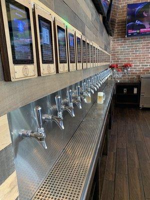 25 beers on tap!