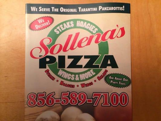 Sollena's Pizza Menu (9-15-2014)