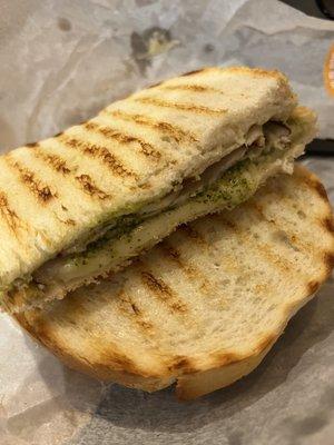 Turkey, Swiss & Pesto Panini