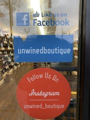 Follow us on Facebook and Instagram for up to date in-store events.