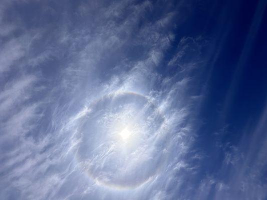 Have you ever seen a solar halo?