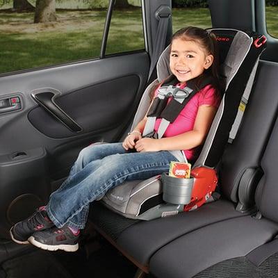 5-point harnesses for children 25-65lbs