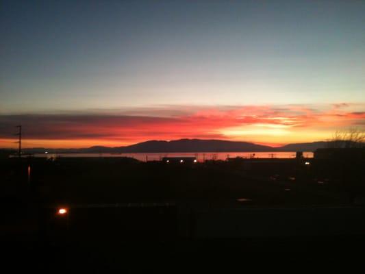 Sunset view from Bellingham Bay Acupuncture PS