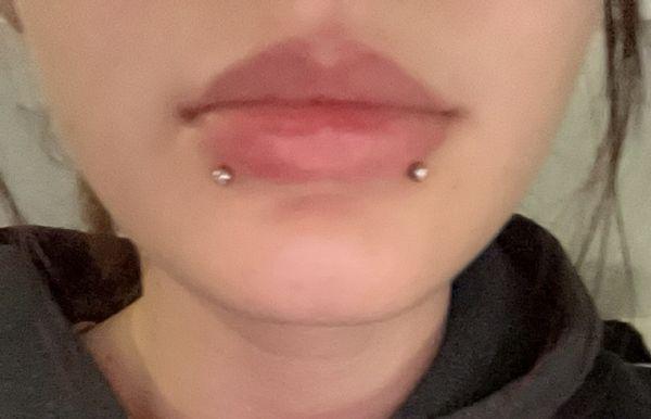 Snake bite piercing