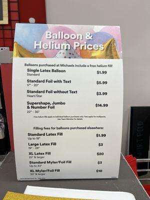 Helium Price 8/2024