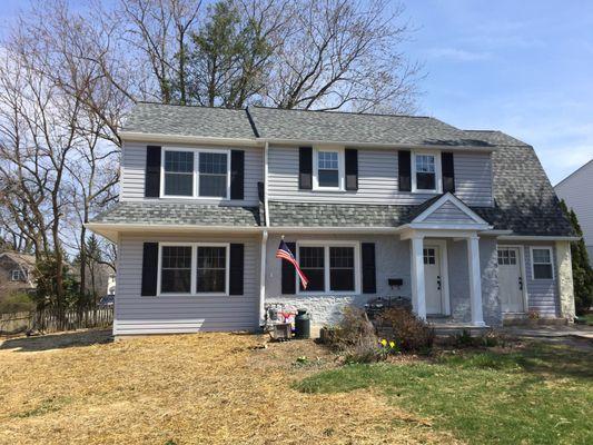 A two-story addition added a family room and a master suite