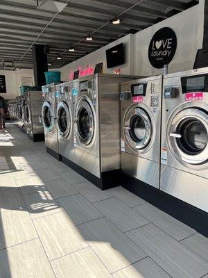 They have new washers at Love Laundry