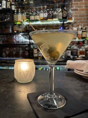 Dirty martini by Jess