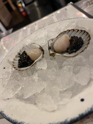 Bay Scallops & Caviar