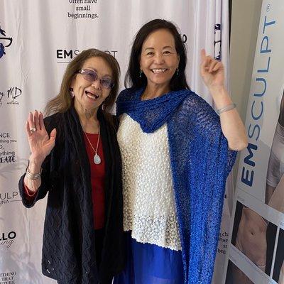 Dr. Anita and her favorite patient, 90yo mom Mrs. Wang, living with more strength and vitality than ever